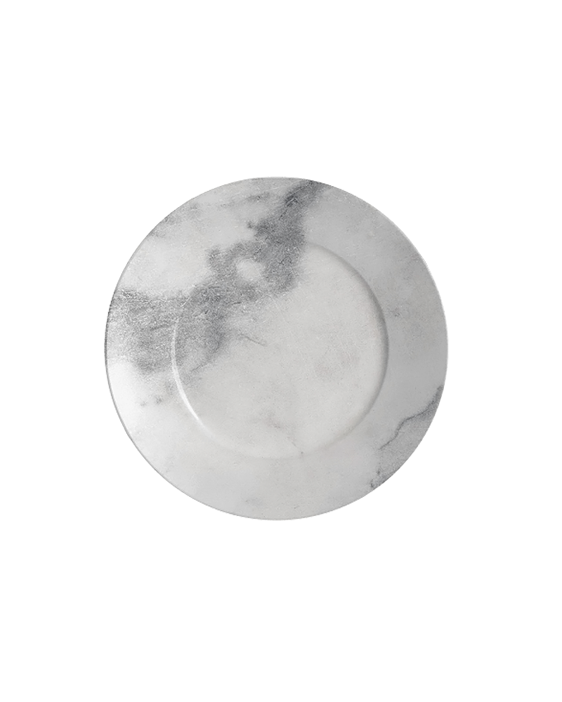 Plate with granite print