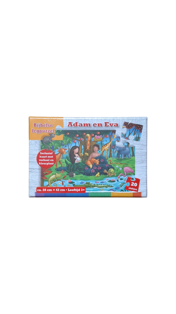 Bijbelse legpuzzel Adam en Eva
