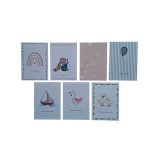 Kaart - set - 7 stuks